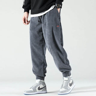 Herren Baumwollcord Jogginghose
