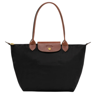 Schwarzer Falt-Shopper