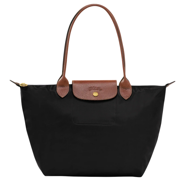 Schwarzer Falt-Shopper