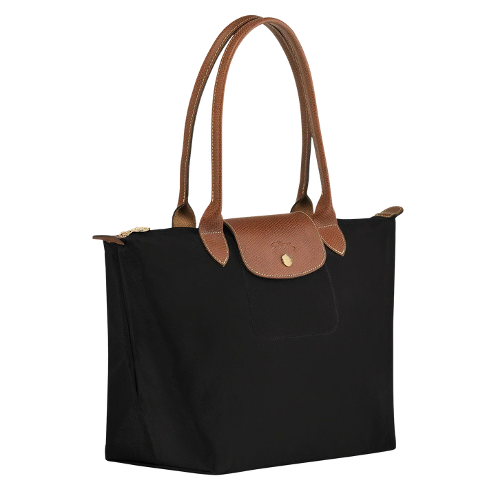 Schwarzer Falt-Shopper