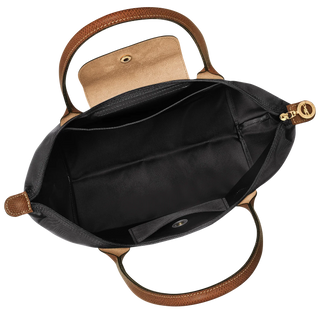Schwarzer Falt-Shopper