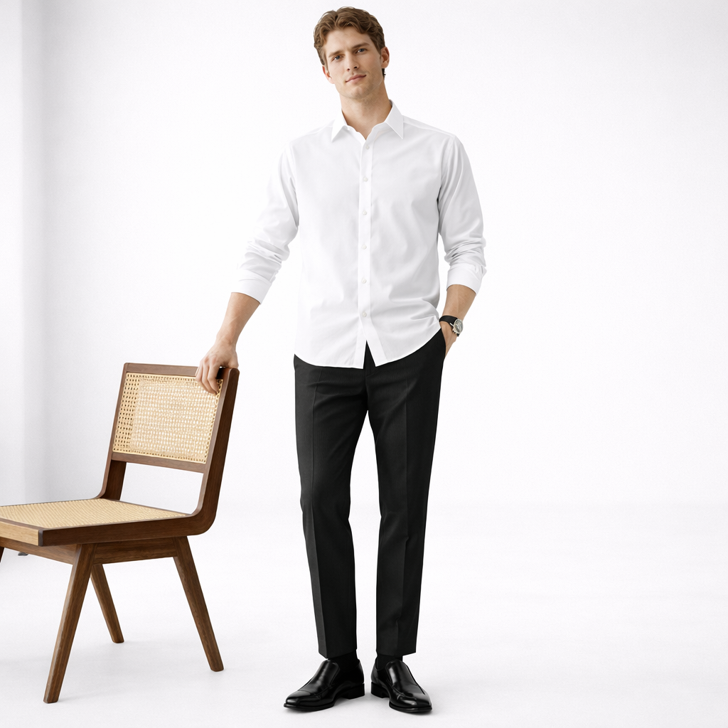 LAURENT MONACO | Herren Hochtaillierte Hosen