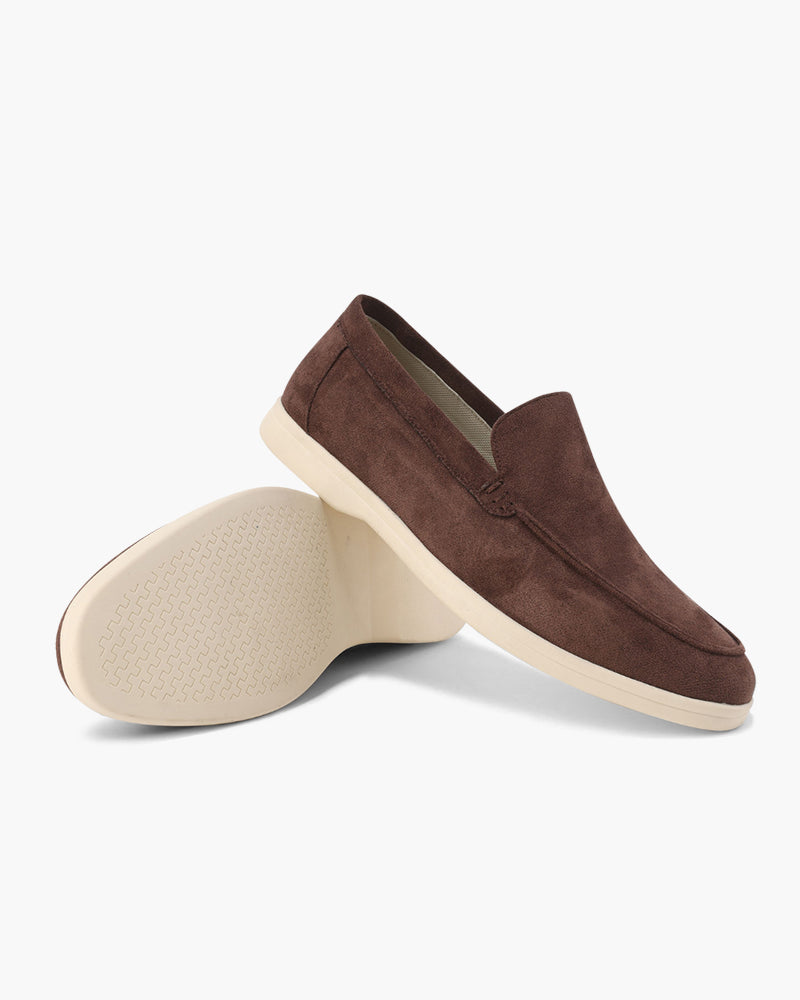 Leder-Suede Mokassins