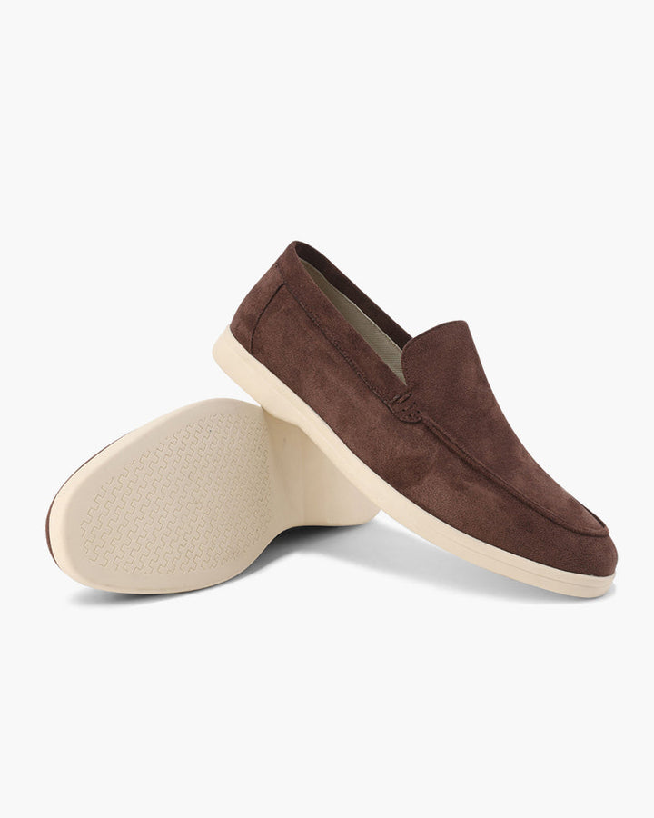Leder-Suede Mokassins