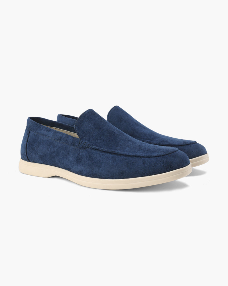 Leder-Suede Mokassins