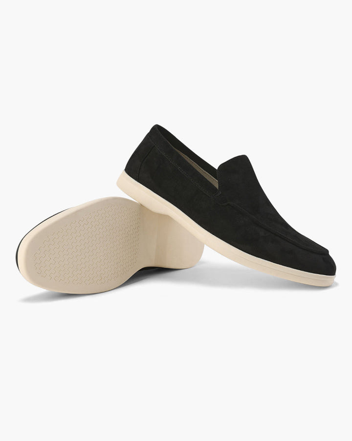 Leder-Suede Mokassins