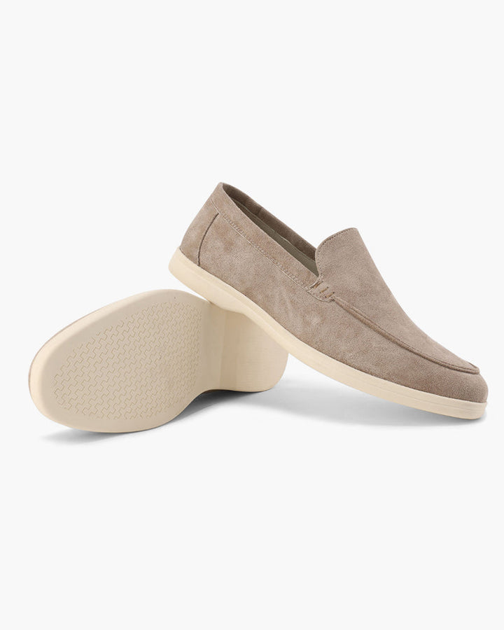 Leder-Suede Mokassins
