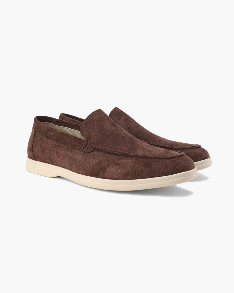 Leder-Suede Mokassins