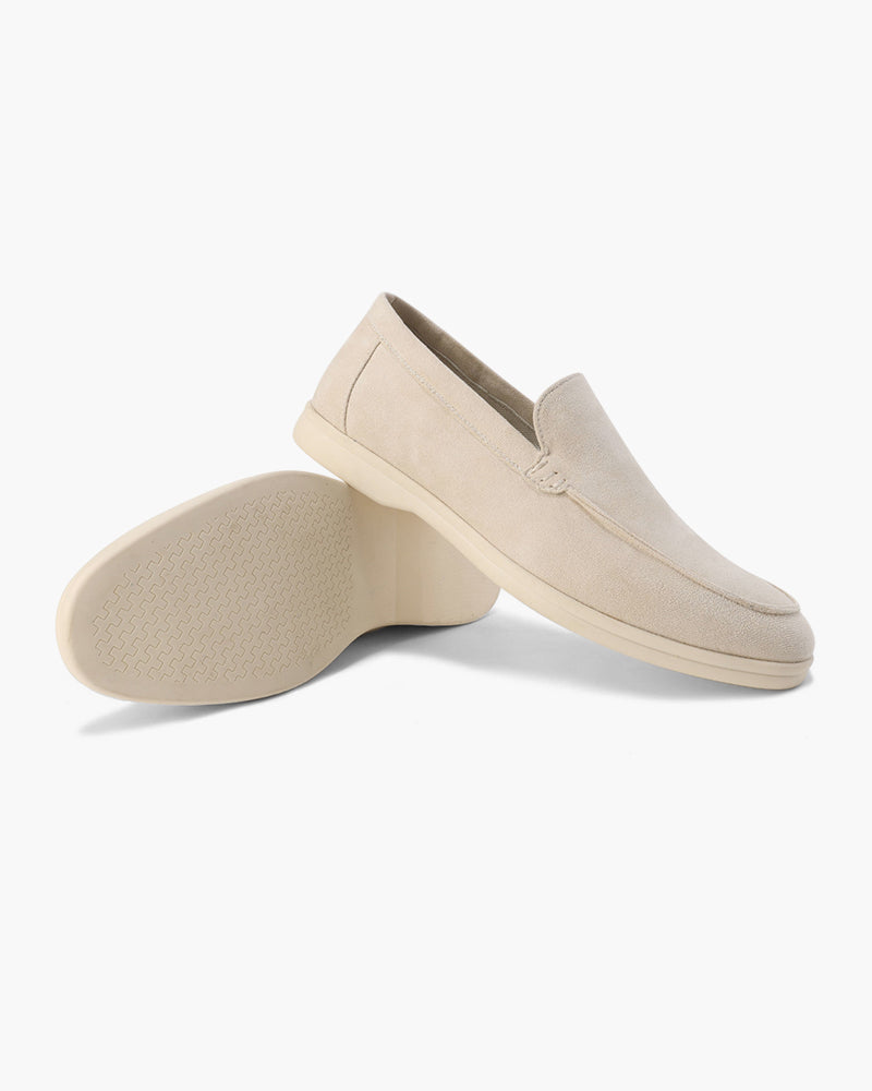 Leder-Suede Mokassins