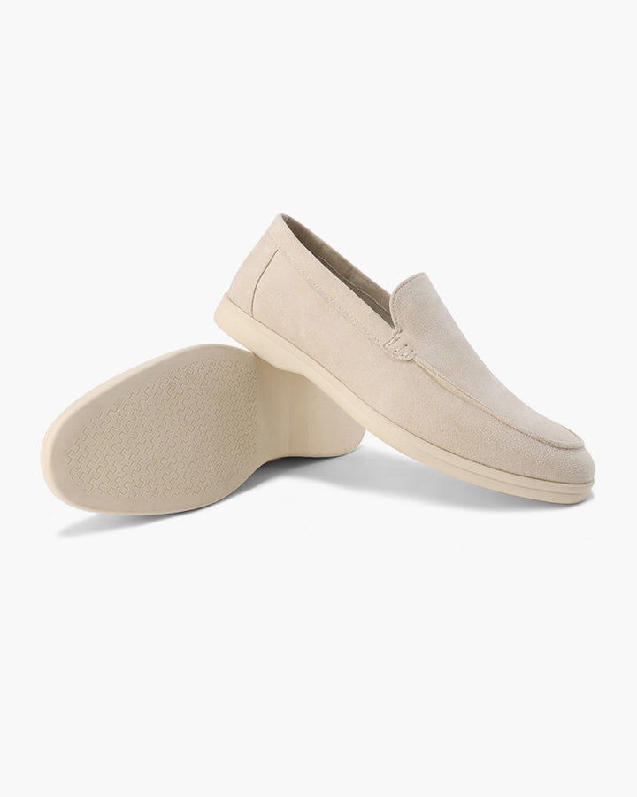 Leder-Suede Mokassins