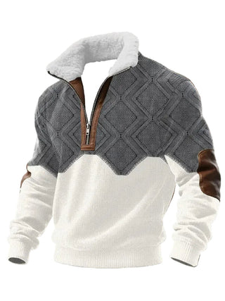 Tobias | ThermoSoft | Fleece Pullover mit Stehkragen
