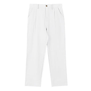 NICCOLÒ | LANGE LEINENHOSE MIT LOCKEREM BEIN
