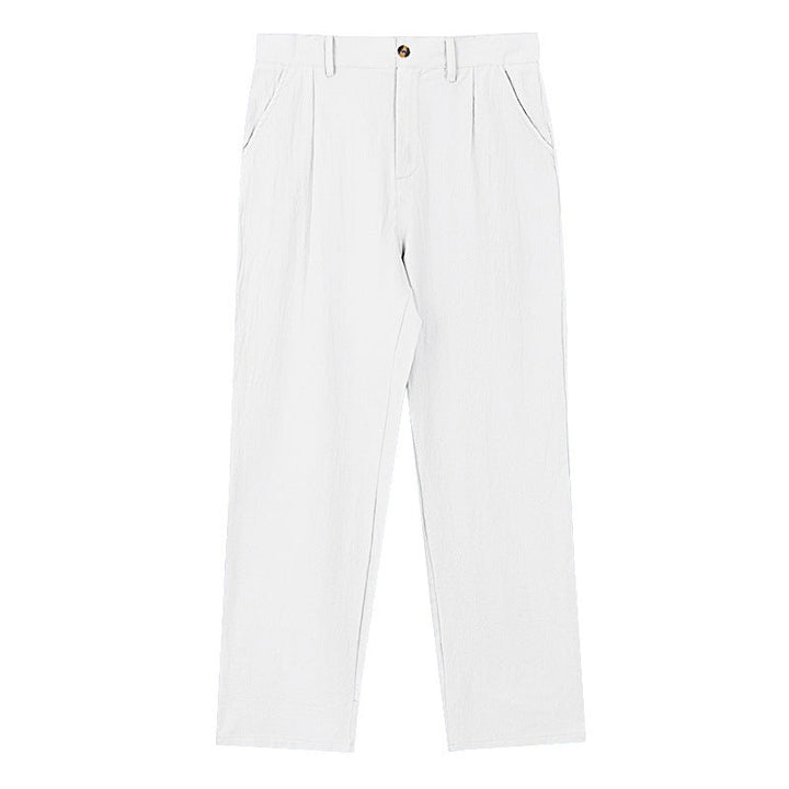 NICCOLÒ | LANGE LEINENHOSE MIT LOCKEREM BEIN