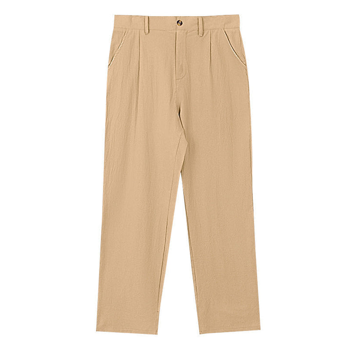 NICCOLÒ | LANGE LEINENHOSE MIT LOCKEREM BEIN