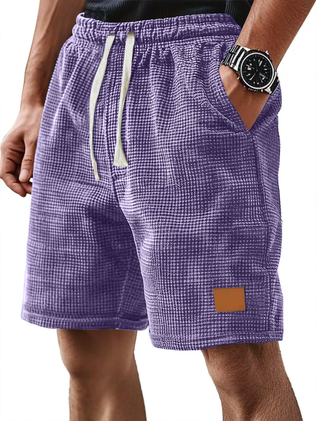 LAURENT MONACO | Herrenstrukturierte Shorts