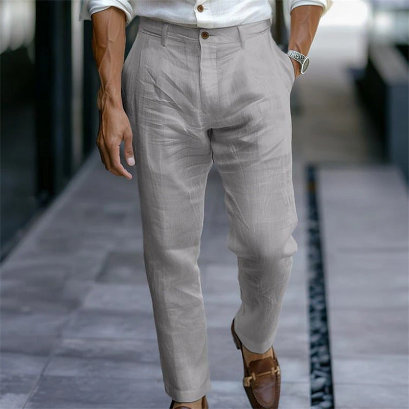 LAURENT MONACO | Herren Sommerleinenhose