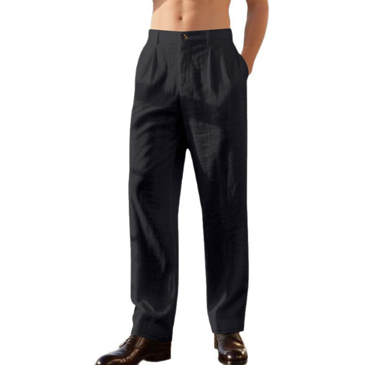 LORENZO | GERÄUMIGE LEINENHOSE