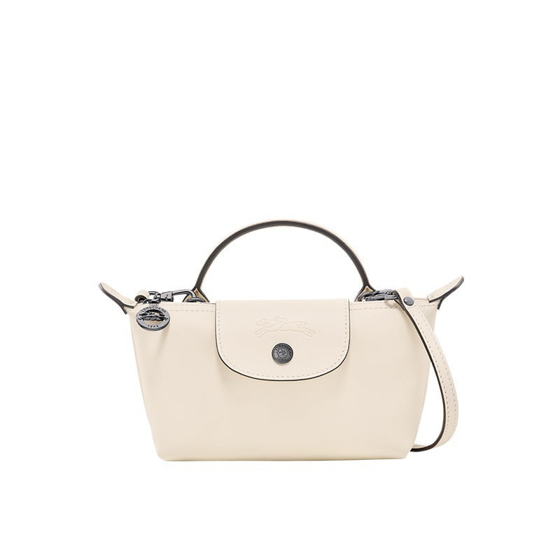Compact Leather Tote Bag