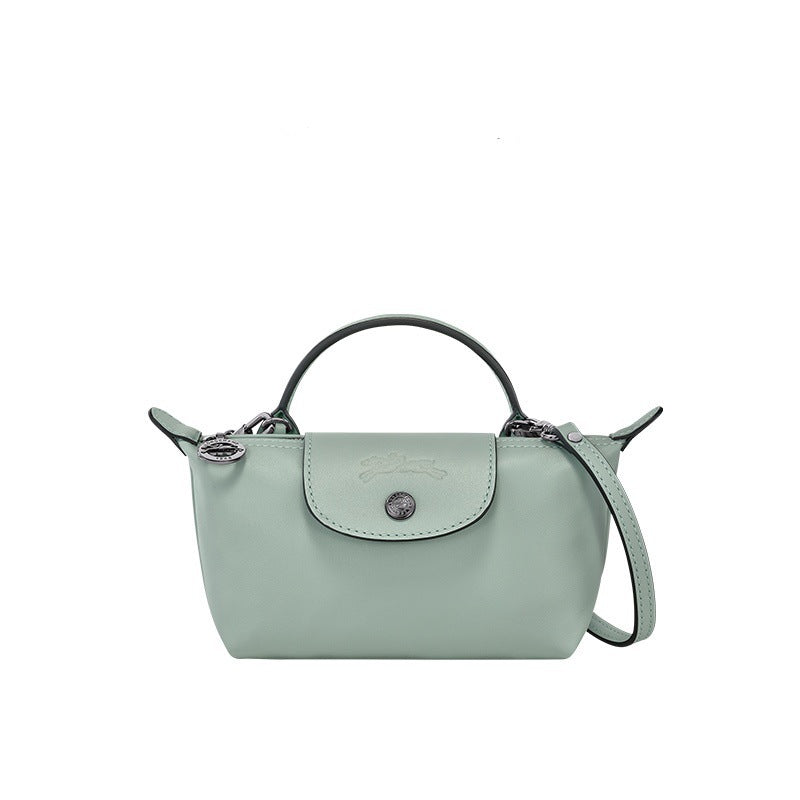 Compact Leather Tote Bag