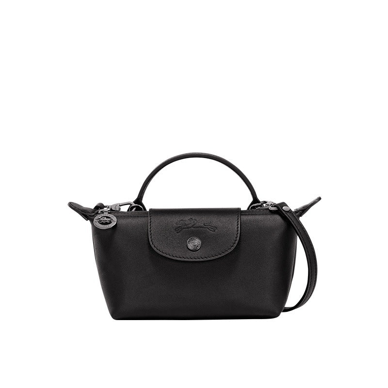 Compact Leather Tote Bag