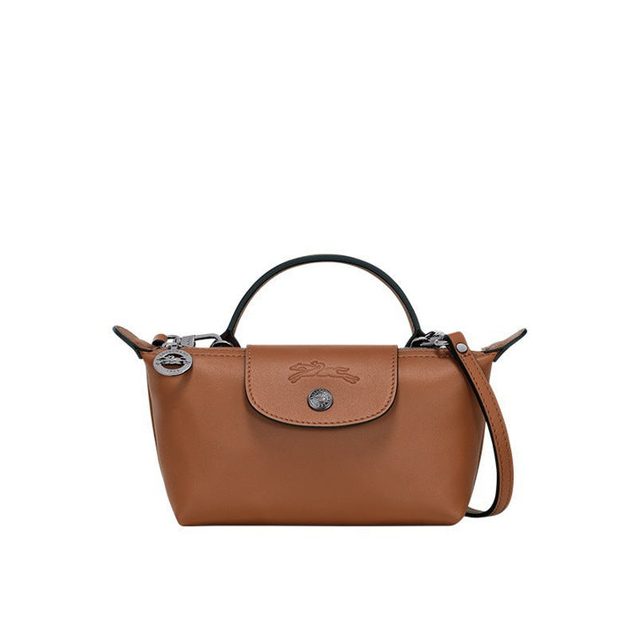 Compact Leather Tote Bag