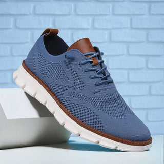 LAURENT MONACO | Herren Oxford-Schuhe mit Mesh-Einsatz