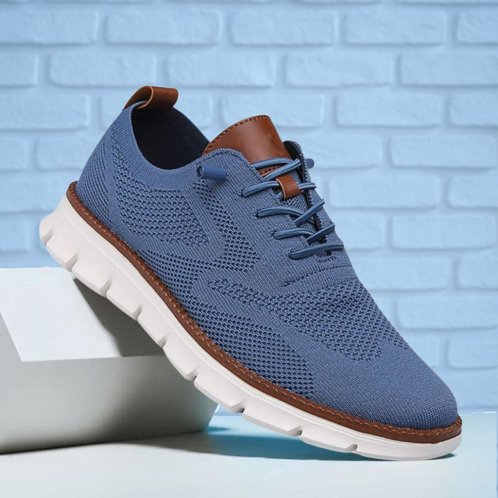 LAURENT MONACO | Herren Oxford-Schuhe mit Mesh-Einsatz