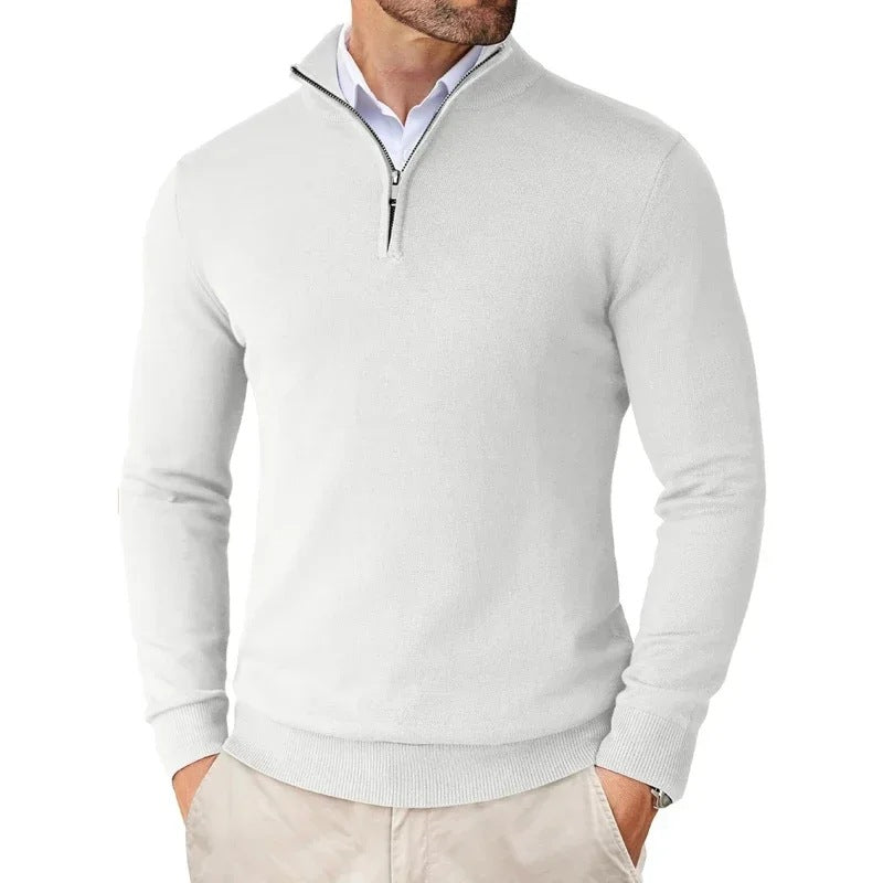 Romeo | Strickpullover mit Zip-Verschluss