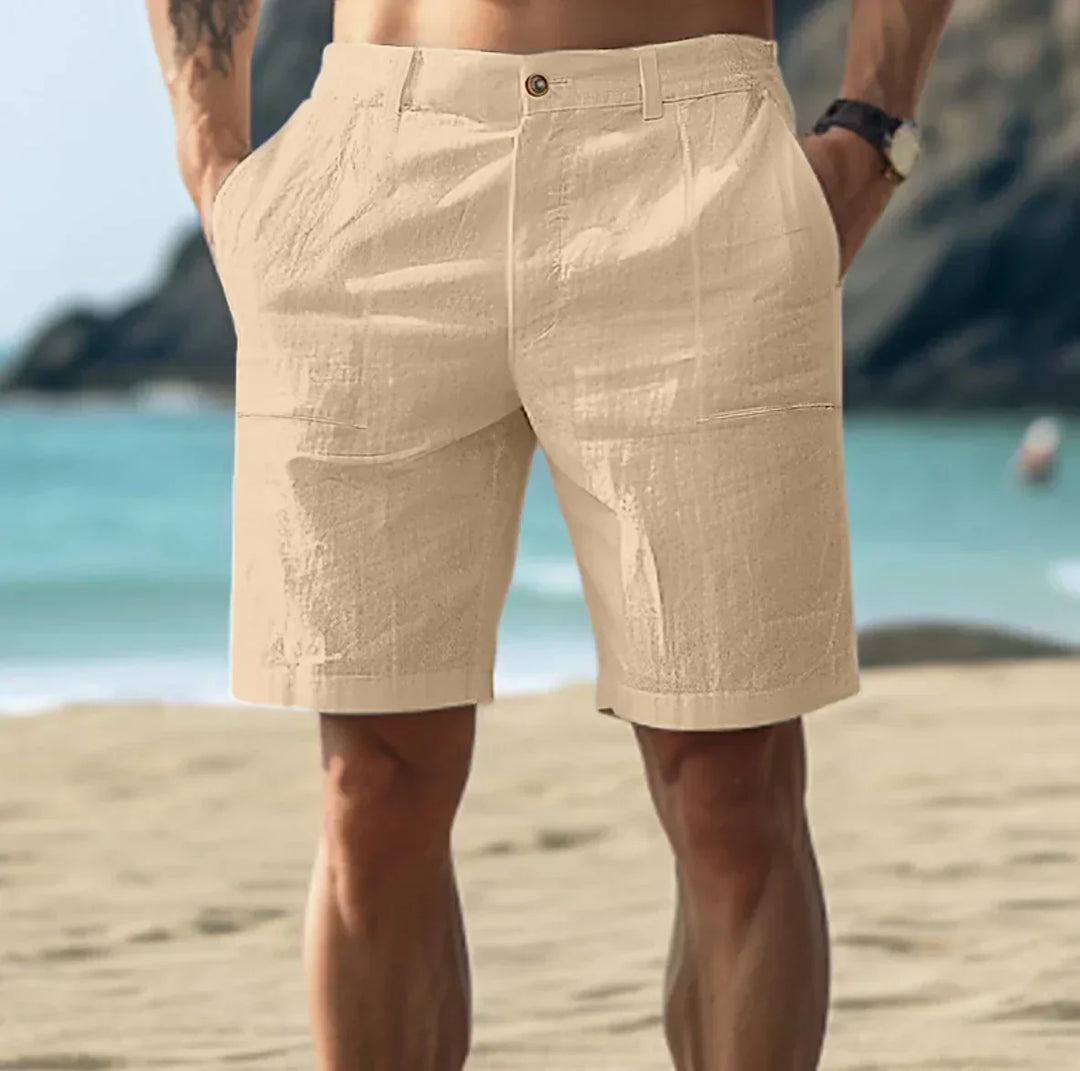 LAURENT MONACO | Herren Sommer-Linen Shorts