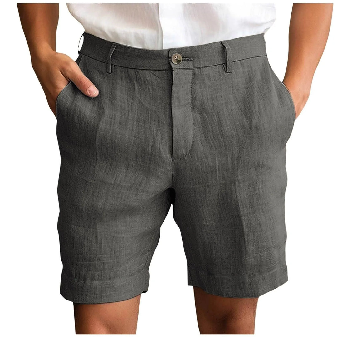LAURENT MONACO | Herren Leinen Shorts