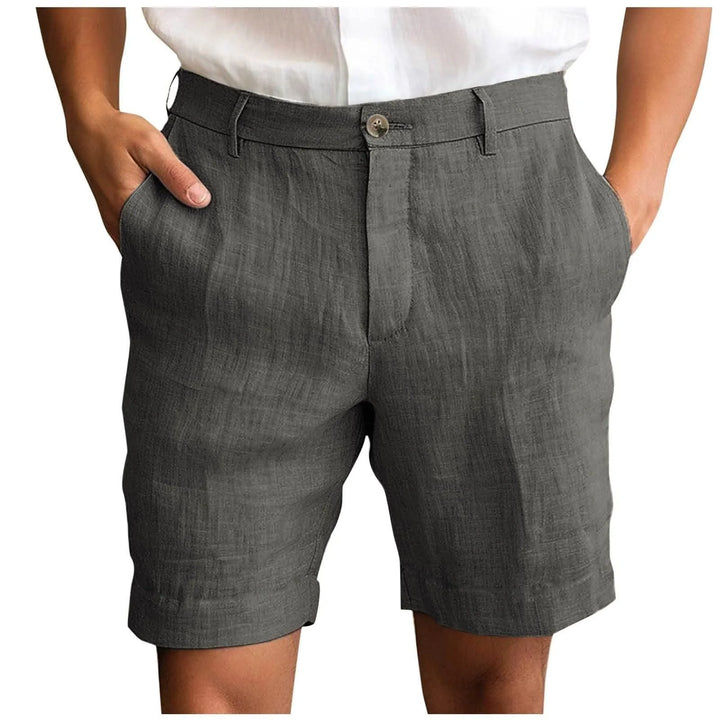 LAURENT MONACO | Herren Leinen Shorts