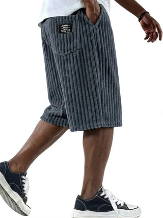 LAURENT MONACO | MÄNNER SHORTS MIT STRUKTURIERTEM DESIGN