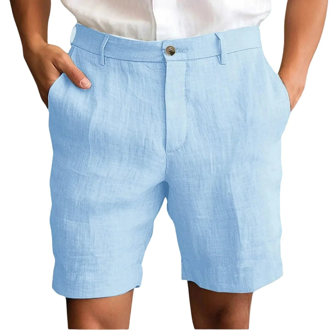 LAURENT MONACO | Herren Leinen Shorts