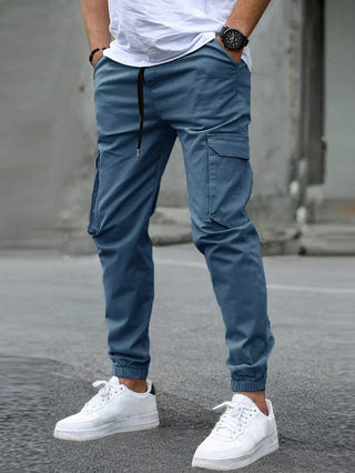 LAURENT MONACO | Herren Slim Fit Cargo-Hosen