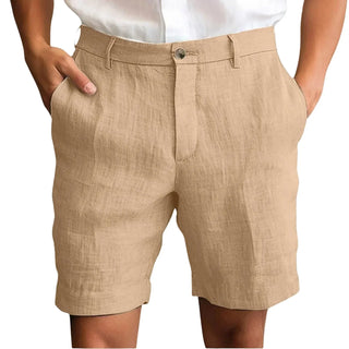 LAURENT MONACO | Herren Leinen Shorts