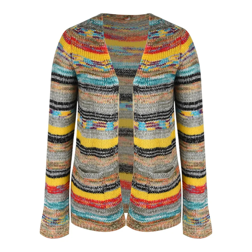 Sandrine | Buntes Strickwesten-Design