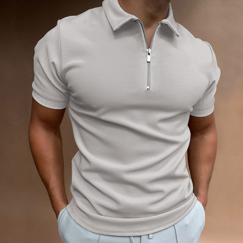 Felix - Polo mit Zip-Verschluss