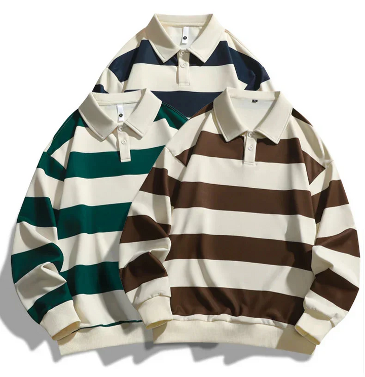 Sven | Entspannter Polo-Pullover