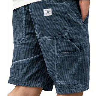 LAURENT MONACO | Herren Cargo-Shorts aus Rippvelours