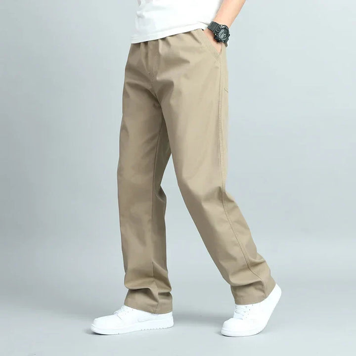 LAURENT MONACO | HERREN BAUMWOLLE WEITE HOSEN