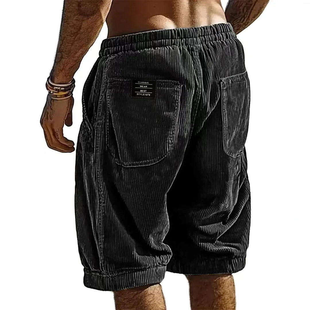 LAURENT MONACO | Kurze Velourscord-Hosen für Herren
