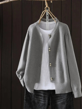ONARA | Beaded Button Cardigan