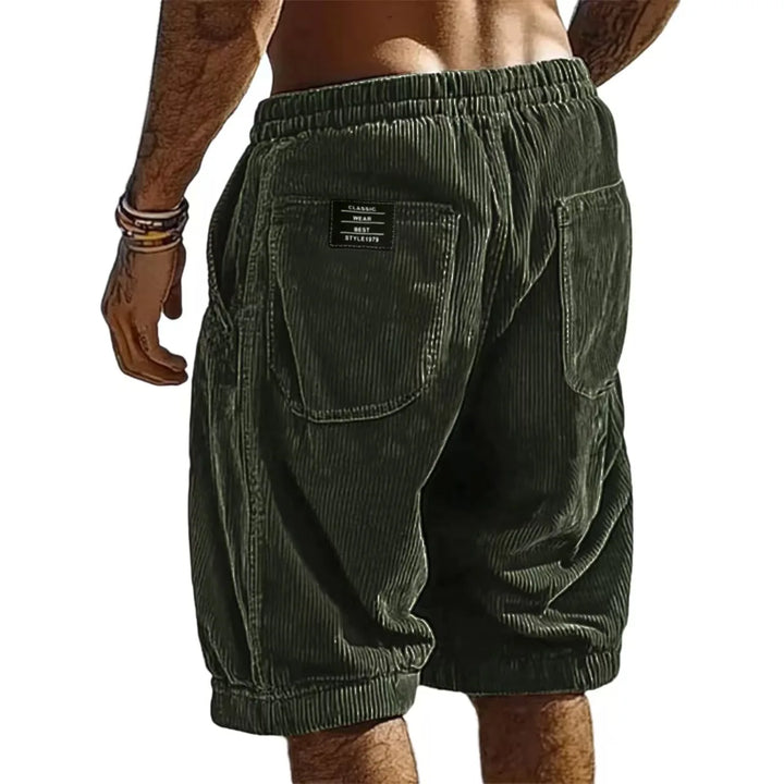 LAURENT MONACO | Kurze Velourscord-Hosen für Herren