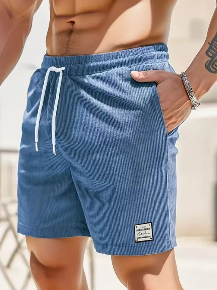 LAURENT MONACO | Herren Samt Sommer-Kurzshorts