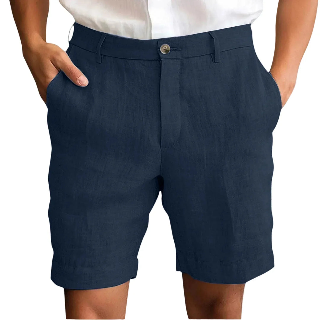 LAURENT MONACO | Herren Leinen Shorts
