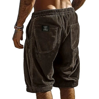 LAURENT MONACO | Kurze Velourscord-Hosen für Herren