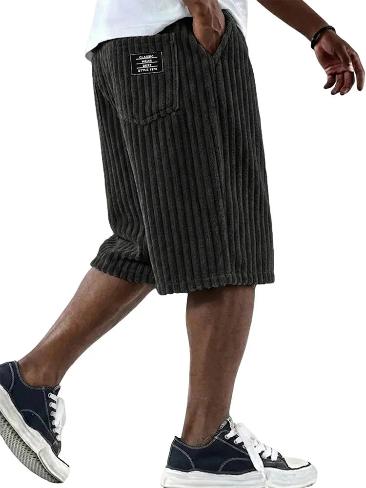 LAURENT MONACO | MÄNNER SHORTS MIT STRUKTURIERTEM DESIGN