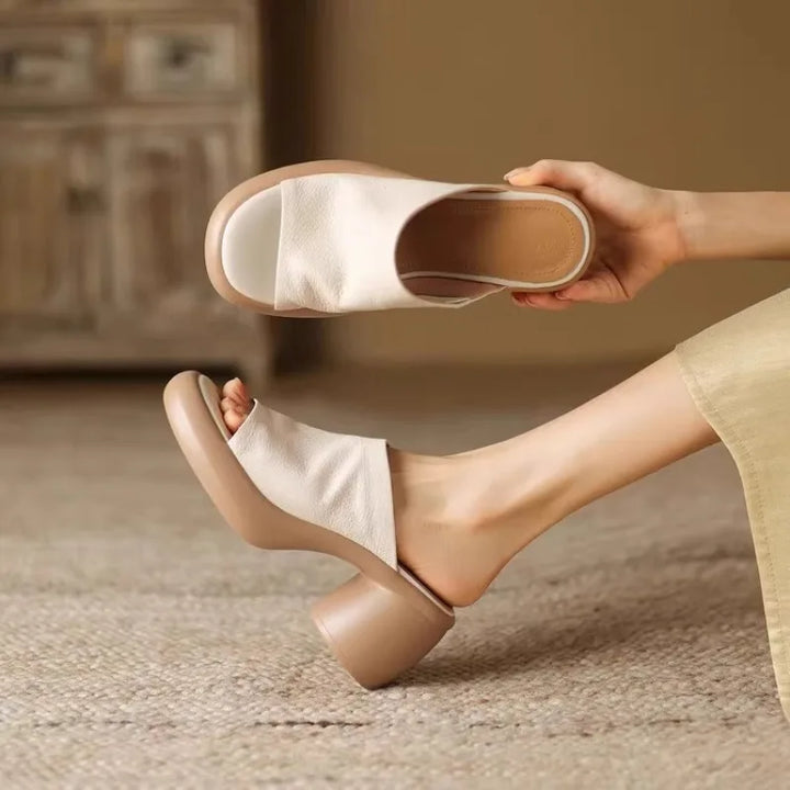 Evie™ | Orthopedic Comfort Slide Sandals with Heel