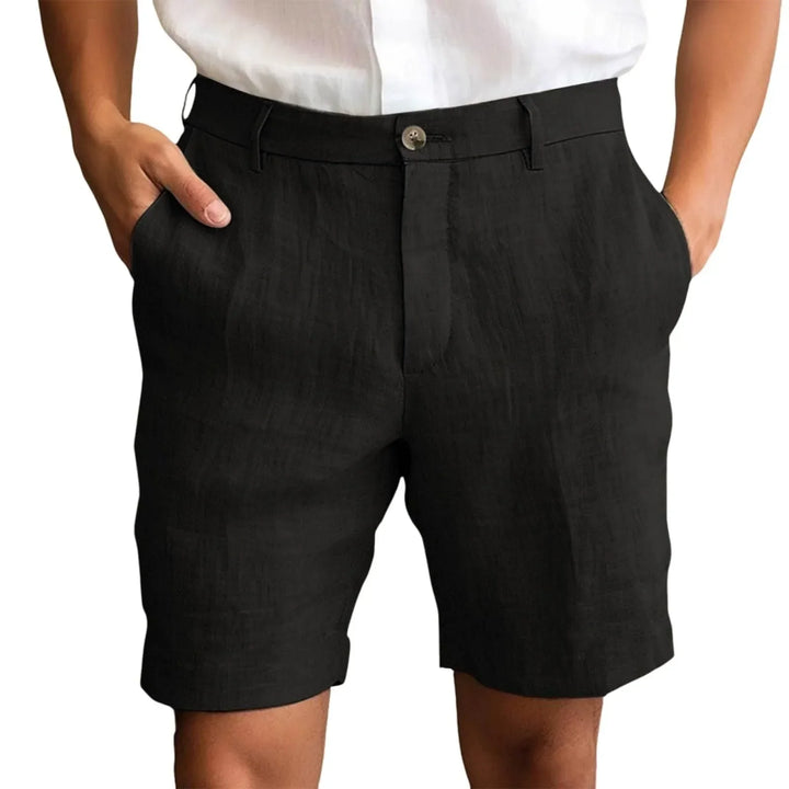 LAURENT MONACO | Herren Leinen Shorts