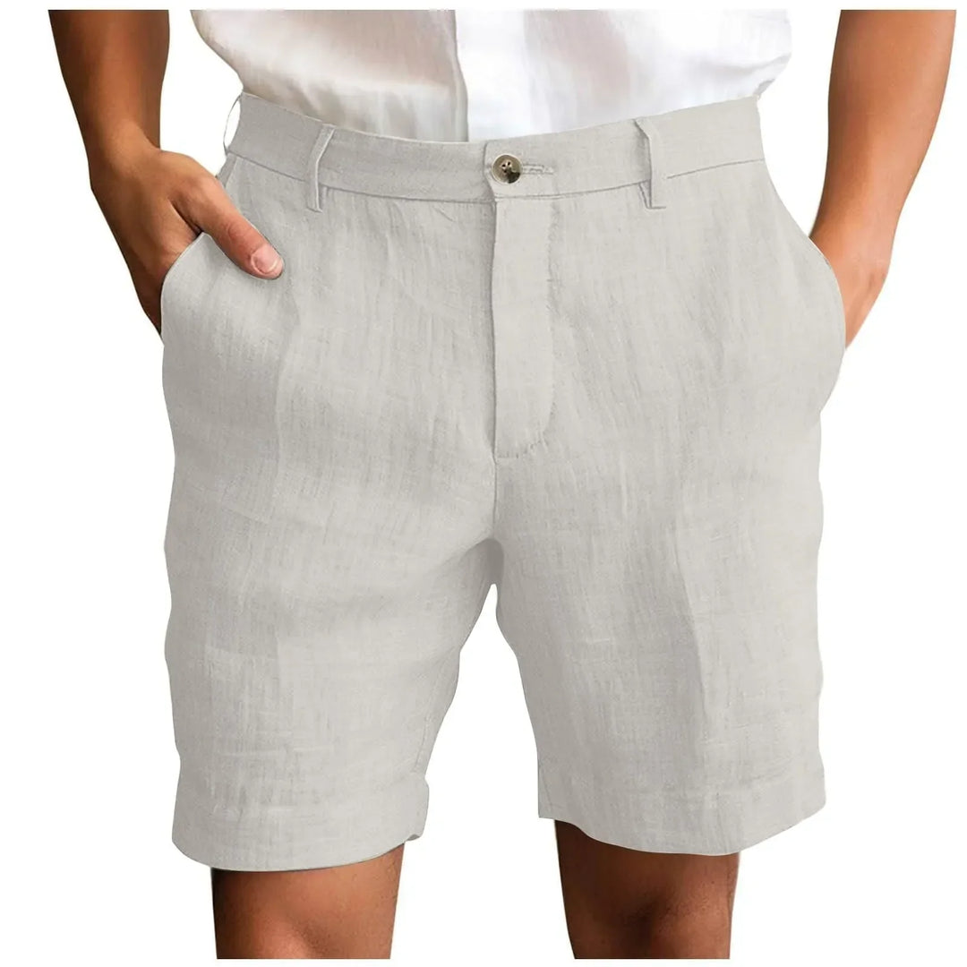 LAURENT MONACO | Herren Leinen Shorts